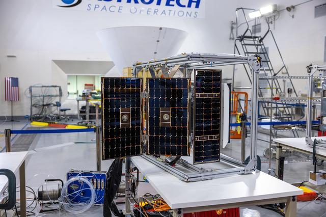 PUNCH Satellites Solar Array Deployment Test