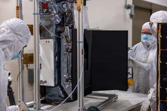 NASA image: PUNCH Satellites Solar Array Deployment Test