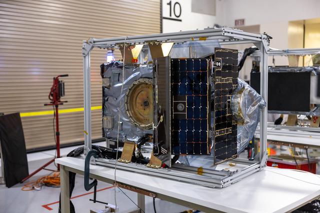 NASA image: PUNCH Satellites Solar Array Deployment Test