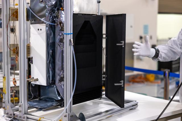 NASA image: PUNCH Satellites Solar Array Deployment Test