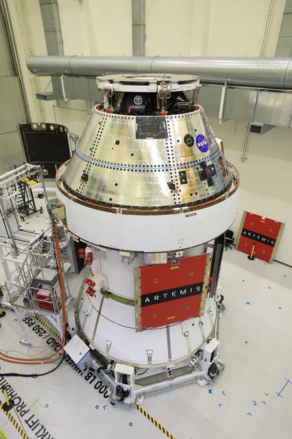 NASA image: Orion SAW Install