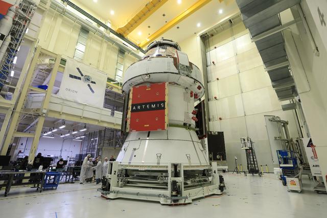 NASA image: Orion SAW Install