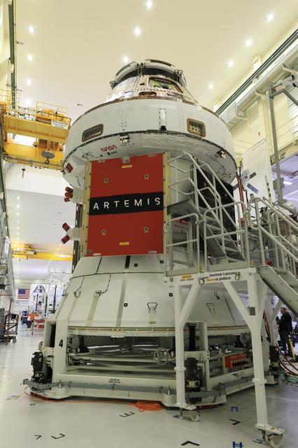 NASA image: Orion SAW Install