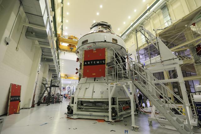 NASA image: Orion SAW Install