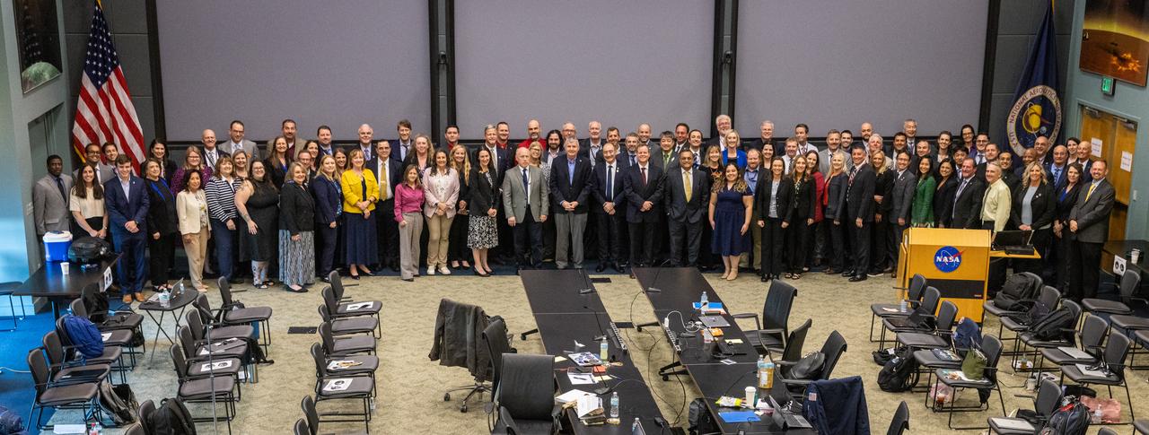 Managers with NASA and SpaceX, along with international partners, participate in NASA’s SpaceX Crew-10 Flight Readiness Review at the agency’s Kennedy Space Center in Florida on Friday, March 7, 2025. Launch is targeted for 7:48 p.m. EDT on Wednesday, March 12, 2025, from Launch Complex 39A at NASA Kennedy. NASA astronauts Anne McClain and Nichole Ayers, along with JAXA (Japan Aerospace Exploration Agency) astronaut Takuya Onishi and Roscosmos cosmonaut Kirill Peskov will launch to the International Space Station aboard SpaceX’s Dragon spacecraft and Falcon 9 rocket on the company’s 10th crew rotation mission for NASA as part of the agency’s Commercial Crew Program.