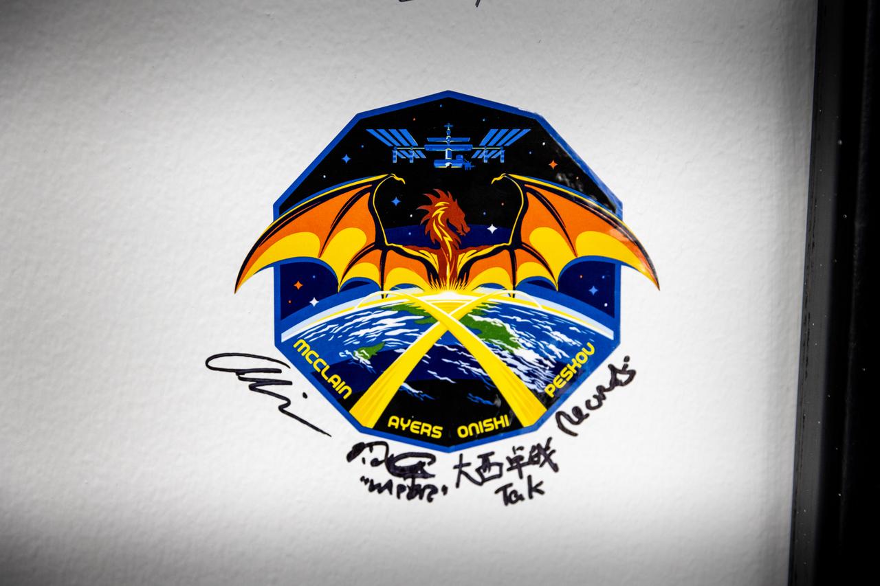 From right to left to right, NASA astronauts Anne McClain and Nichole Ayers, along with JAXA (Japan Aerospace Exploration Agency) astronaut Takuya Onishi and Roscosmos cosmonaut Kirill Peskov, pose inside the Astronaut Crew Quarters in the Neil A. Armstrong Operations and Checkout Building at NASA’s Kennedy Space Center in Florida on [DAY, DATE, YEAR]. McClain, Ayers, Onishi, and Peskov will launch on NASA’s SpaceX Crew-10 mission – the 10th crew rotation mission of the SpaceX Dragon spacecraft and Falcon 9 rocket that will send the crew to the International Space Station as part of the agency’s Commercial Crew Program. The mission is scheduled to launch no earlier than 7:48 p.m. EDT on Wednesday, March 12, 2025, from NASA Kennedy’s Launch Complex 39A.