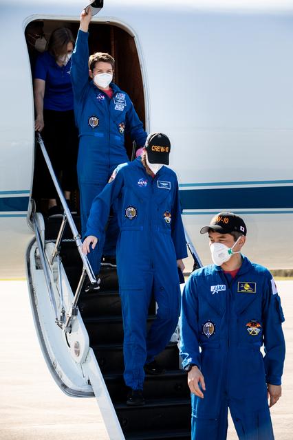 NASA image: NASA's SpaceX Crew-10 Arrival at Kennedy Space Center