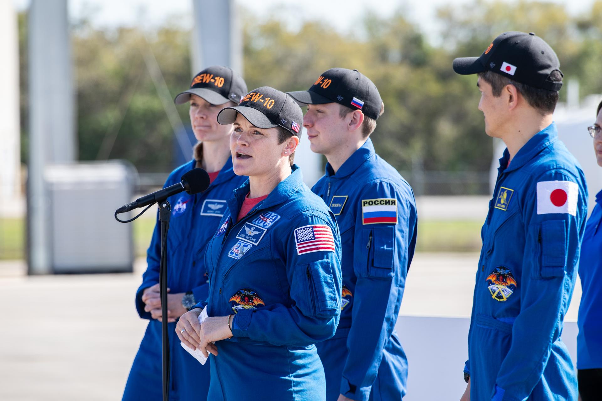NASA's SpaceX Crew-10 Arrival at Kennedy Space Center
