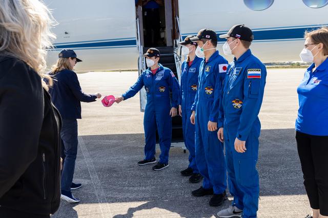 NASA image: NASA's SpaceX Crew-10 Arrival at Kennedy Space Center