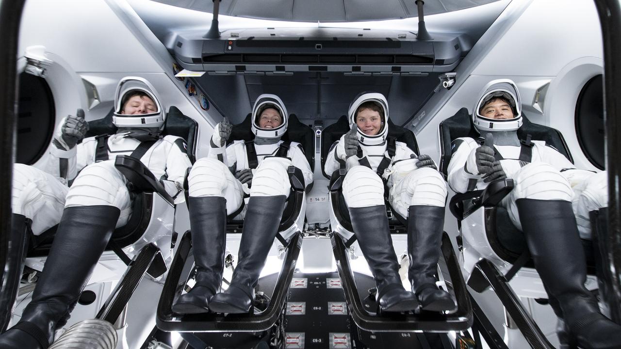 NASA’s SpaceX Crew-10 crew members participate in a countdown dress rehearsal at the agency’s Kennedy Space Center in Florida on Sunday, March 9, 2025, to prepare for their upcoming launch. NASA astronauts Anne McClain and Nichole Ayers, along with JAXA (Japan Aerospace Exploration Agency) astronaut Takuya Onishi and Roscosmos cosmonaut Kirill Peskov will launch to the International Space Station aboard SpaceX’s Dragon spacecraft and Falcon 9 rocket. Launch is targeted for 7:48 p.m. EDT on Wednesday, March 12, 2025, from Launch Complex 39A at NASA Kennedy. Crew-10 is the 10th crew rotation mission with SpaceX to the space station as part of the agency’s Commercial Crew Program.