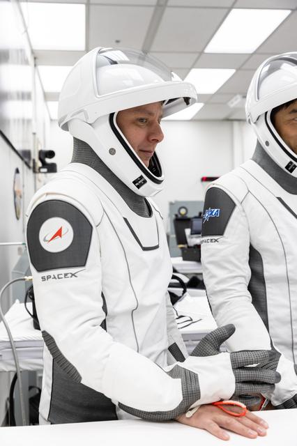 NASA image: SpaceX Crew-10 Astronaut Suit Up