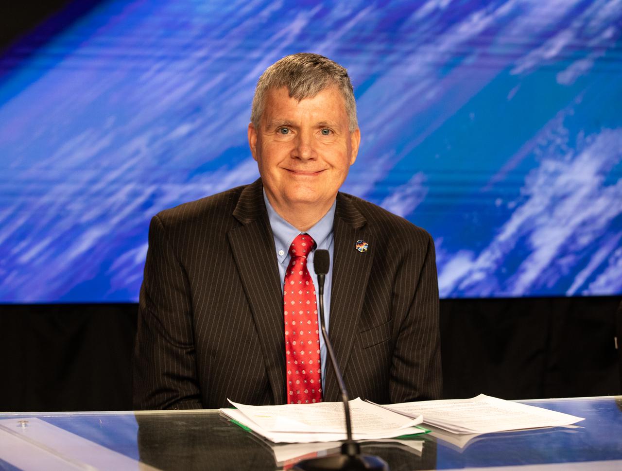 Steve Stich, manager, Commercial Crew Program, NASA Kennedy participates in a postlaunch news conference at the agency’s Kennedy Space Center in Florida on Friday, March 14, 2025, following the launch of NASA’s SpaceX Crew-10 mission to the International Space Station. NASA astronauts Anne McClain and Nichole Ayers, along with JAXA (Japan Aerospace Exploration Agency) astronaut Takuya Onishi and Roscosmos cosmonaut Kirill Peskov launched to the International Space Station aboard SpaceX’s Dragon spacecraft and Falcon 9 rocket at 7:03 p.m. EDT on the 10th crew rotation mission with SpaceX to the space station as part of the agency’s Commercial Crew Program.