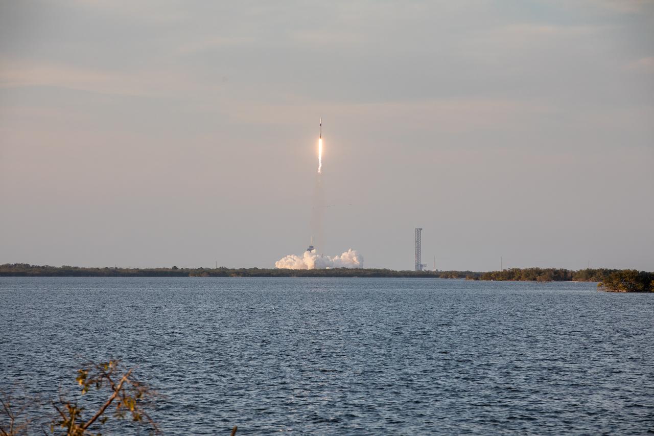A SpaceX Falcon 9 rocket carrying the company's Dragon spacecraft lifts off on NASA’s SpaceX Crew-10 mission to the International Space Station with NASA astronauts Anne McClain and Nichole Ayers, along with JAXA (Japan Aerospace Exploration Agency) astronaut Takuya Onishi and Roscosmos cosmonaut Kirill Peskov aboard at 7:03 p.m. EDT Friday, March 14, 2025, from Launch Complex 39A at Kennedy Space Center in Florida. Crew-10 is the 10th crew rotation mission of the SpaceX Dragon spacecraft and Falcon 9 rocket to the space station as part of the agency’s Commercial Crew Program.
