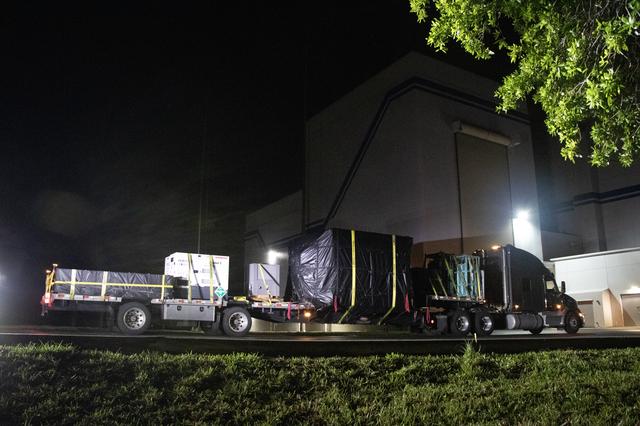 NASA image: IMAP Arrival at Astrotech Space Operations