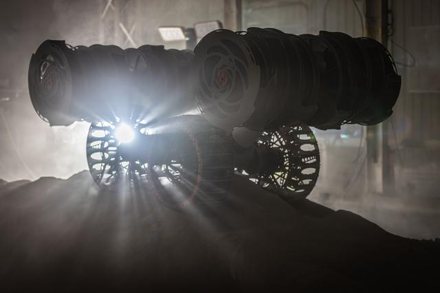 NASA image: RASSOR Excavation Testing Swamp Works