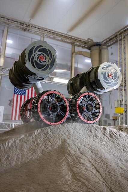 NASA image: RASSOR Excavation Testing Swamp Works