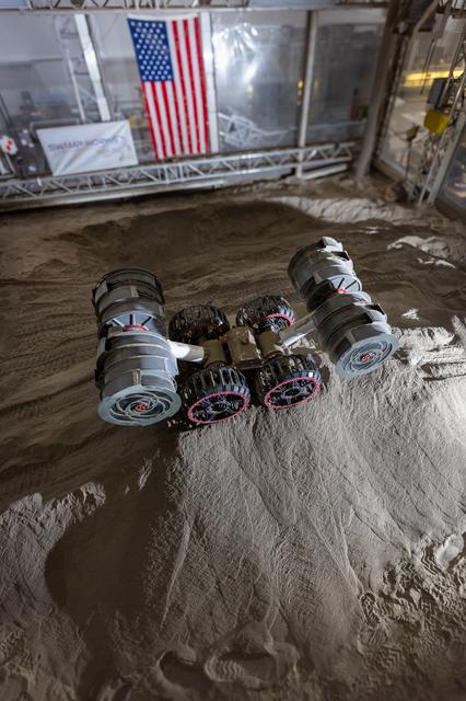 NASA image: RASSOR Excavation Testing Swamp Works