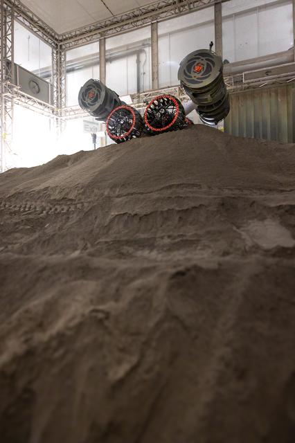 NASA image: RASSOR Excavation Testing Swamp Works