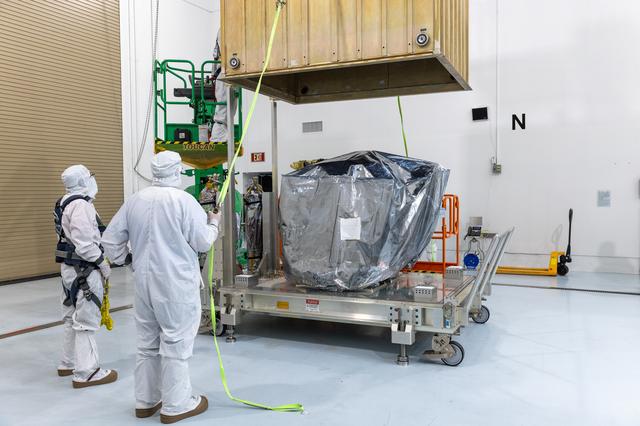 NASA image: Unboxing of Carruthers Rideshare for IMAP Mission