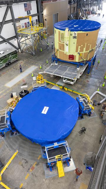 NASA image: Artemis III Core Stage Arrival at VAB from SSPF