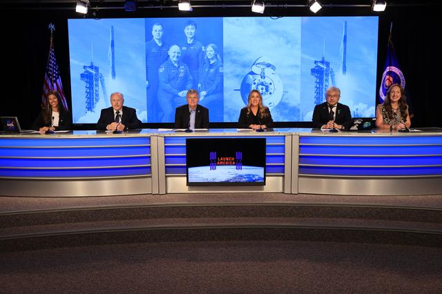 NASA image: NASA's SpaceX Crew-11 Postlaunch News Conference