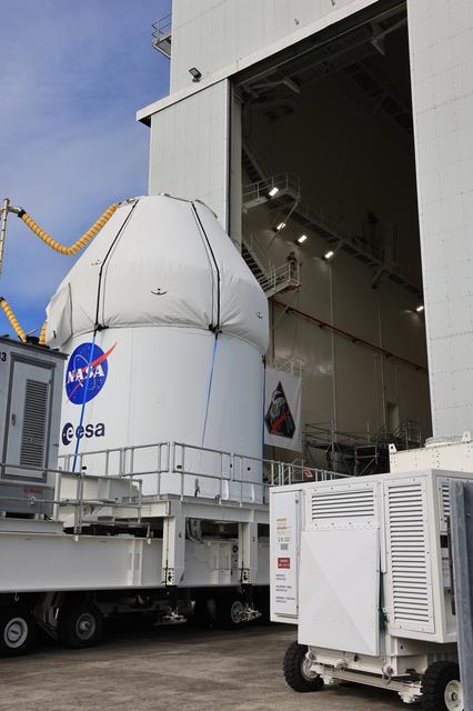 NASA image: Artemis II Orion move from the MPPF to the LASF