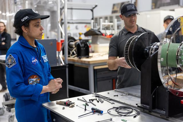 NASA image: NASA Astronauts Randy Bresnik and Jessica Watkins Tour Swamp Wor
