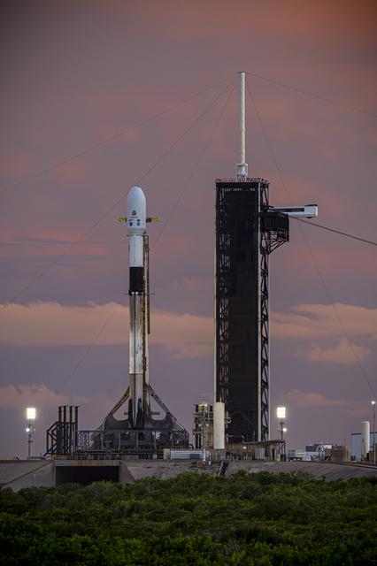 NASA image: IMAP Sunset at LC 39A