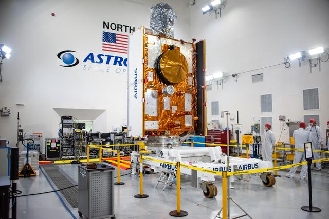 Sentinel-6B Solar Array Cover Installations and Spacecraft Rotat