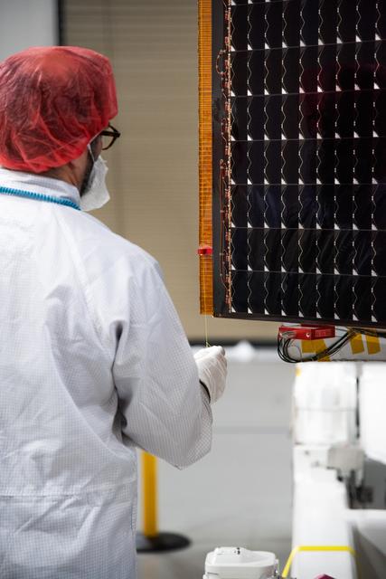NASA image: Sentinel-6B Solar Array Deployment and Stow