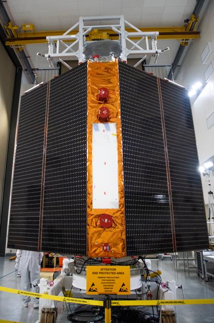 NASA image: Sentinel-6B Solar Array Deployment and Stow