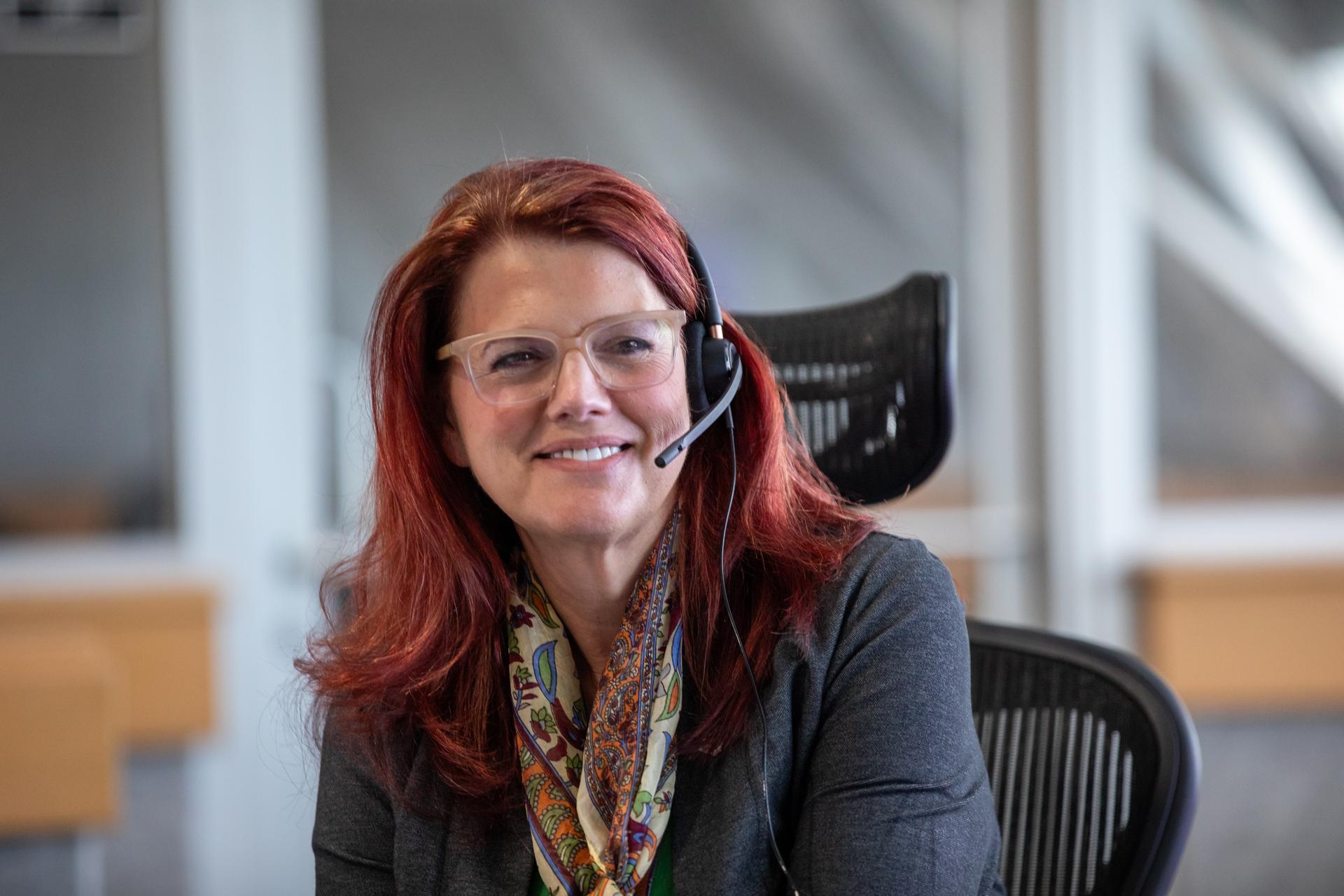 Charlie Blackwell-Thompson, Artemis launch director with the Exploration Ground Systems Program at NASA’s Kennedy Space Center in Florida, participates in an Artemis II launch countdown simulation inside Firing Room 1 in the Launch Control Center at NASA Kennedy on Wednesday, Nov. 5, 2025. The simulations go through launch day scenarios to help launch team members test software and make adjustments if needed during countdown operations. For Artemis II, four astronauts will venture around the Moon, the first crewed mission on NASA’s path to establishing a long-term presence for science and exploration through Artemis.