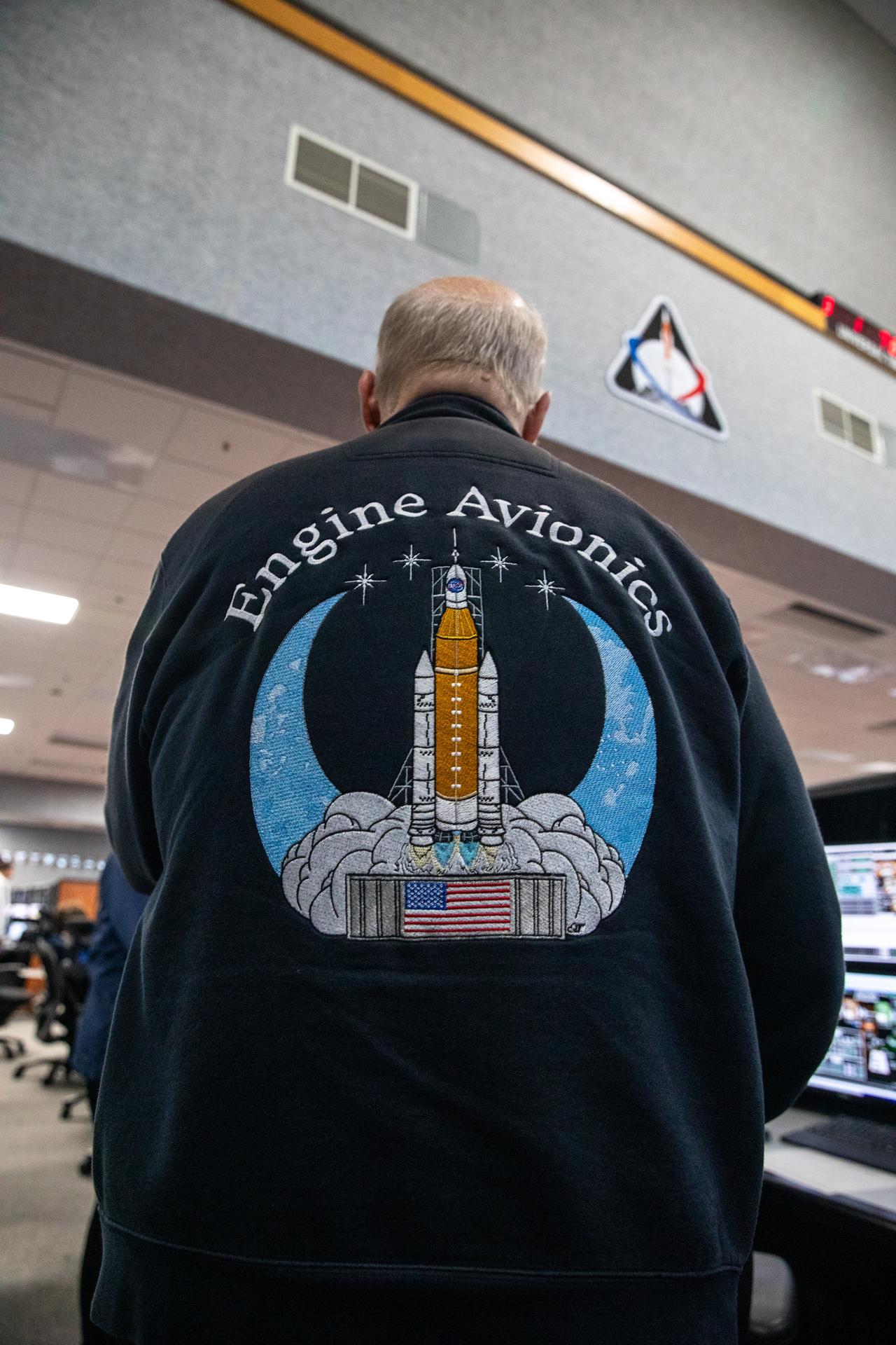 An Artemis launch team member participates in an Artemis II launch countdown simulation inside Firing Room 1 in the Launch Control Center at NASA’s Kennedy Space Center in Florida on Wednesday, Nov. 5, 2025. The simulations go through launch day scenarios to help launch team members test software and make adjustments if needed during countdown operations. For Artemis II, four astronauts will venture around the Moon, the first crewed mission on NASA’s path to establishing a long-term presence for science and exploration through Artemis.