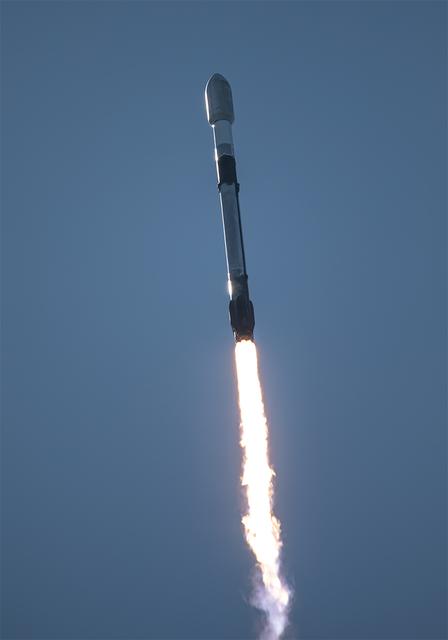 A SpaceX Falcon 9 rocket carrying NASA’s R5-S7 (Realizing Rapid, Reduced-cost high-Risk Research project Spacecraft 7) CubeSat along with several other satellites as part of the company’s Transporter-15 mission lifts off from Space Launch Complex 4 East at Vandenberg Space Force Base in California at 10:44 a.m. PST Friday, Nov. 28, 2025. The latest in a series of spacecraft, R5-S7 will explore ways to get multiple technology prototypes into low Earth orbit rapidly and at a low cost, accelerating the demonstration of these technologies in orbit and allowing engineers and scientists to more quickly prove them and make them available to NASA missions and other users.