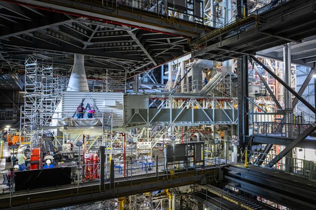 NASA image: Artemis II CAA Artemis logo painting