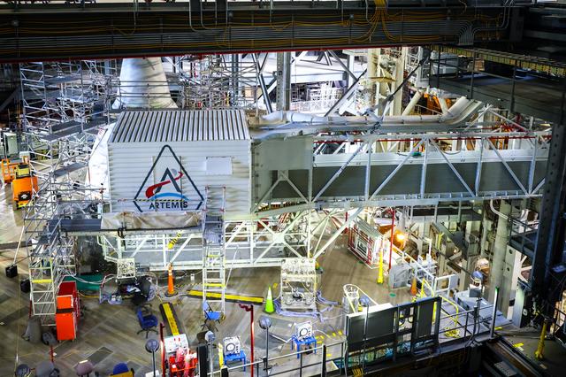 NASA image: Artemis II CAA Artemis logo painting