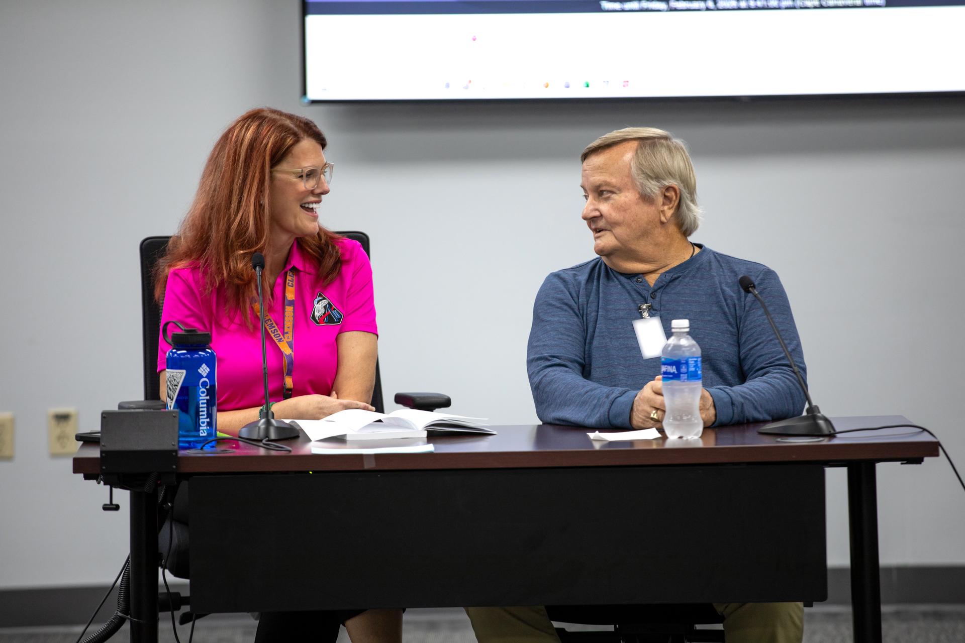 Artemis II Launch Team with Former Space Shuttle Director Mike Leinbach