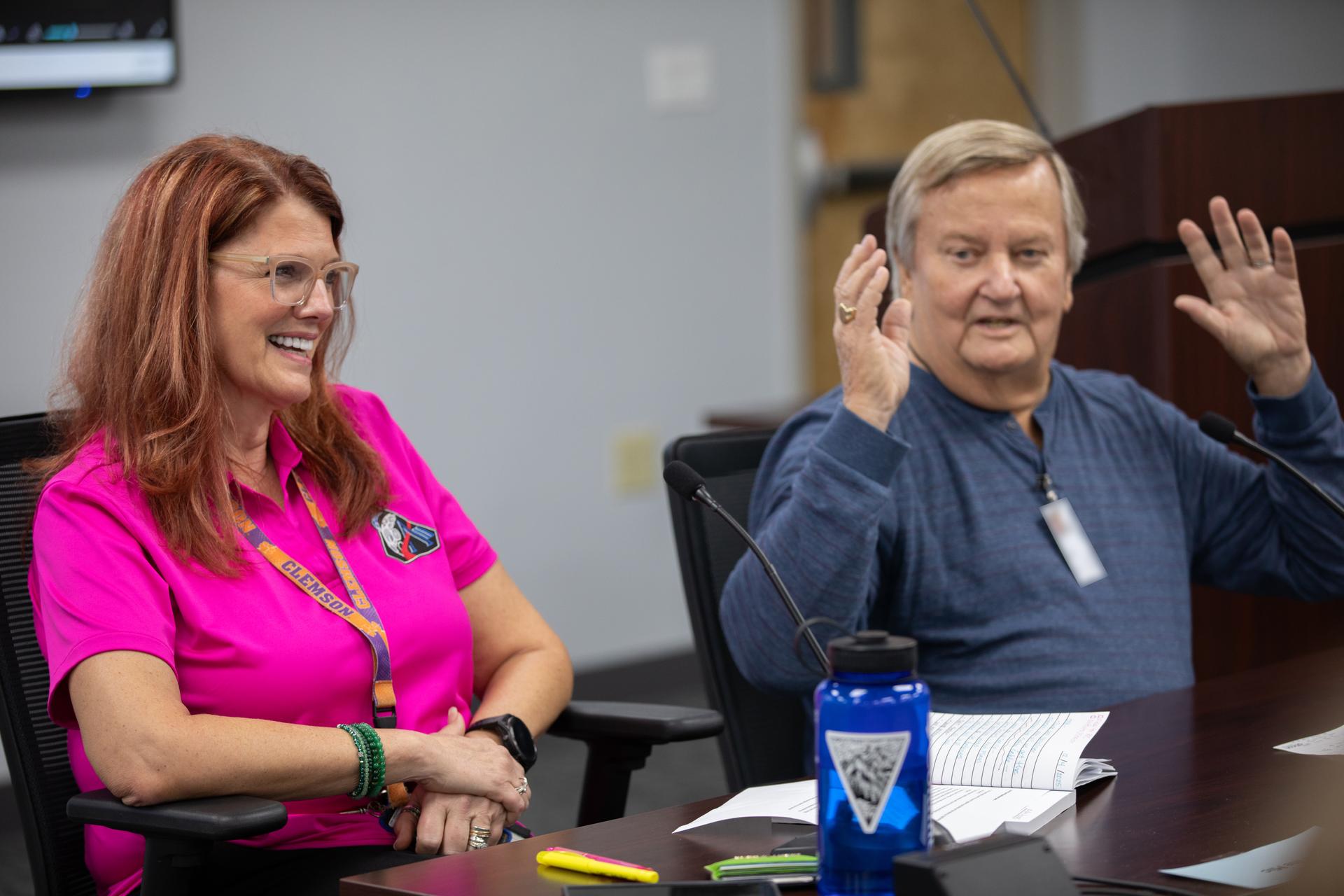 Artemis II Launch Team with Former Space Shuttle Director Mike Leinbach