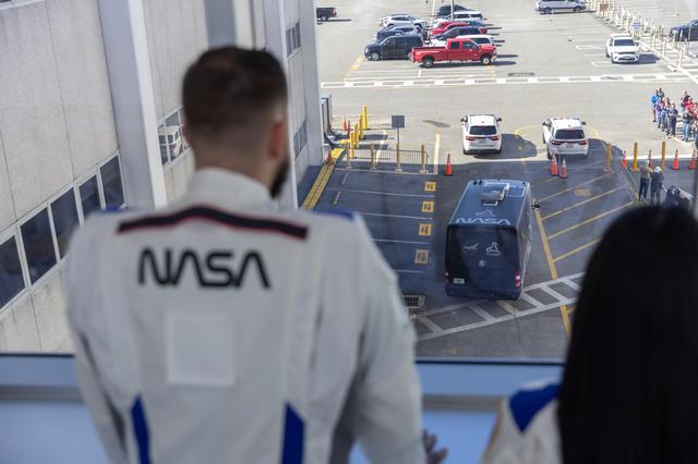 NASA image: Artemis II CDDT - Suit Up and Walkout