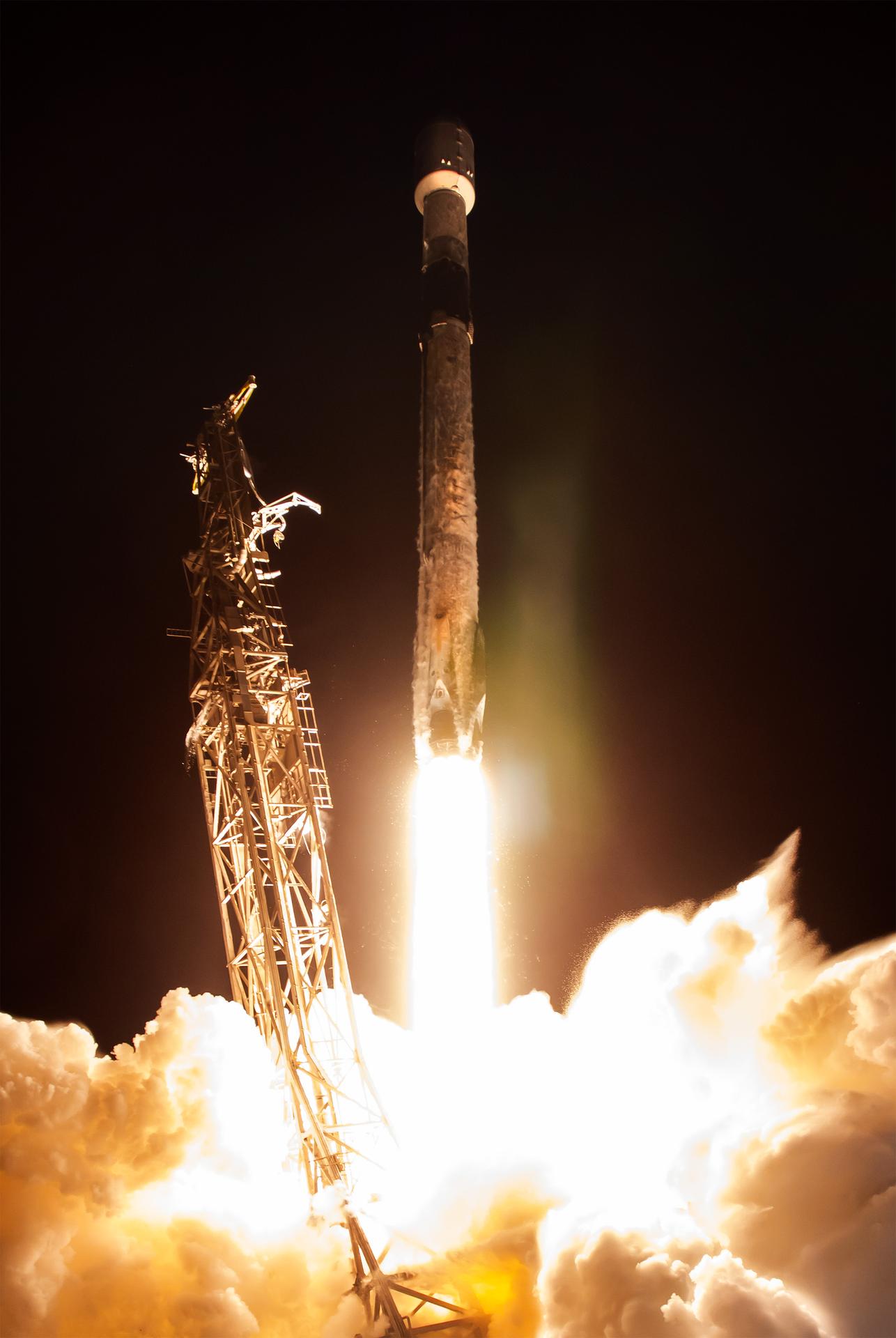 A SpaceX Falcon 9 rocket carrying NASA’s Pandora small satellite, the Star-Planet Activity Research CubeSat (SPARCS), and Black Hole Coded Aperture Telescope (BlackCAT) CubeSat lifts off from Space Launch Complex 4 East at Vandenberg Space Force Base in California on Sunday, Jan. 11, 2026. Pandora will provide an in-depth study of at least 20 known planets orbiting distant stars to determine the composition of their atmospheres — especially the presence of hazes, clouds, and water.