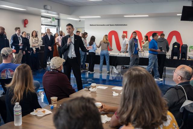 NASA Administrator Jared Isaacman Visits KSC