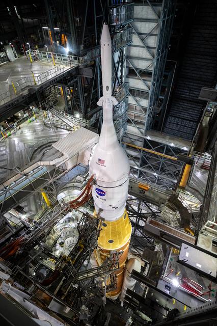 Artemis II Platforms Retracted