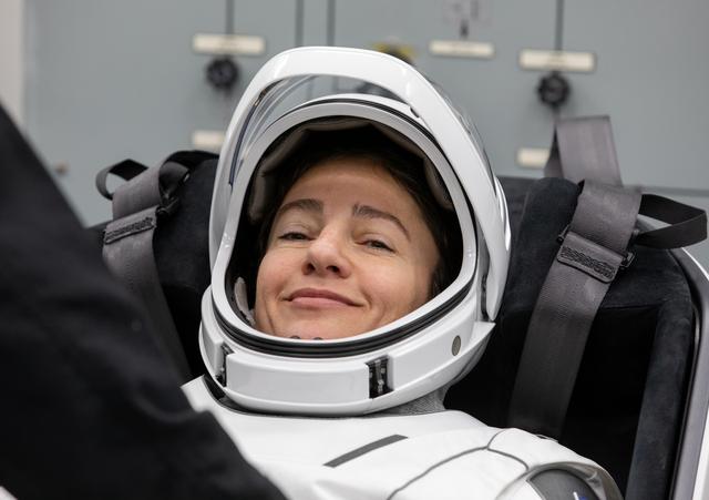 NASA image: NASA's SpaceX Crew-12 - Suit-Up in ACQ