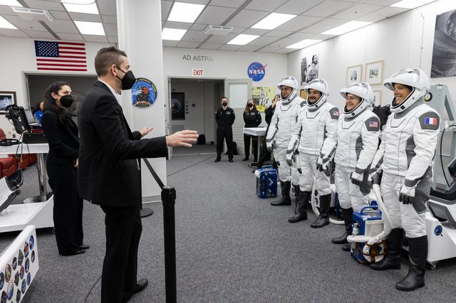 NASA image: NASA's SpaceX Crew-12 - Suit-Up in ACQ