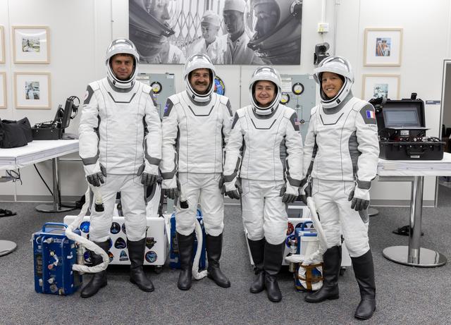 NASA image: NASA's SpaceX Crew-12 - Suit-Up in ACQ