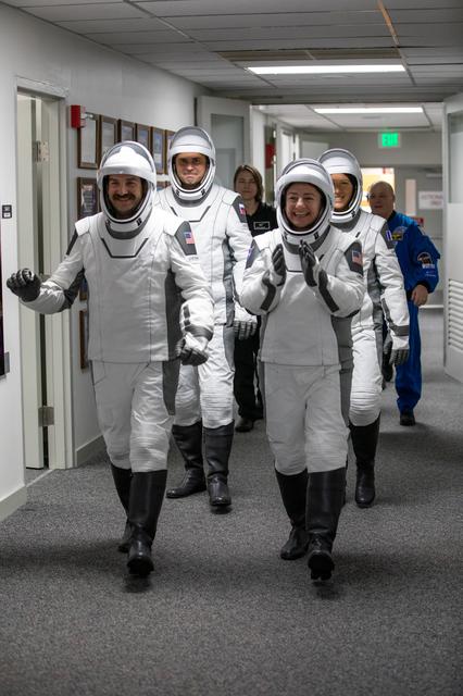 NASA image: NASA's SpaceX Crew-12 - Suit-Up in ACQ