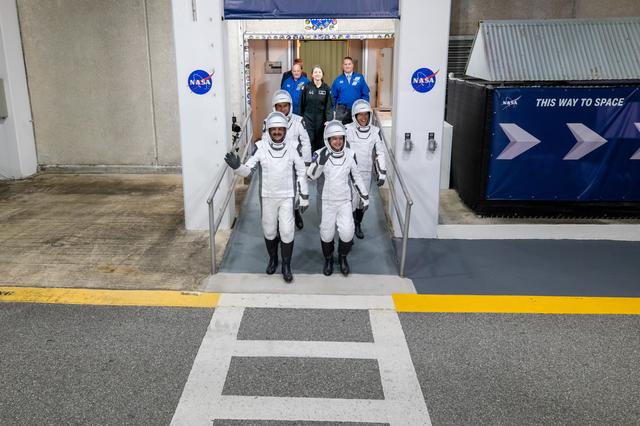 NASA image: NASA's SpaceX Crew-12 - C7 Walkout