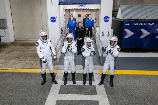 NASA's SpaceX Crew-12 - C7 Walkout