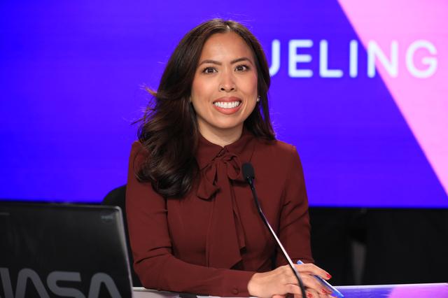 NASA image: Post Wet Dress Rehearsal Press Conference 