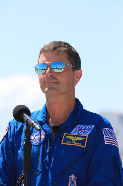 NASA image: Artemis II Launch Crew Arrival at KSC